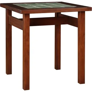 Mission Tile Top End Table Cherry