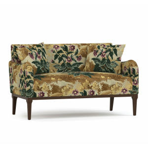 Hudson Valley 55-Inch Settee Walnut