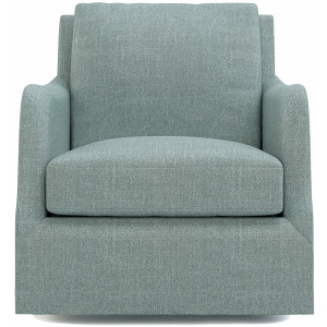 Stickley Fine Upholstery Harper Swivel Chair Maple
