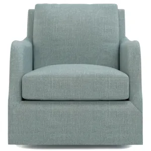 Stickley Fine Upholstery Harper Swivel Chair Maple