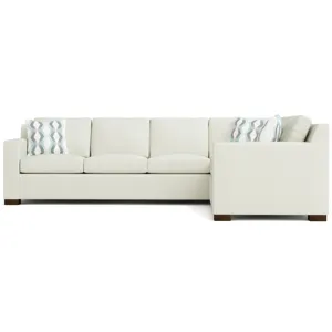 Stickley Fine Upholstery Keene Sectional Maple/Dark Maple