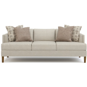 Surrey Hills Three-Seat Tuxedo-Arm Sofa Oak