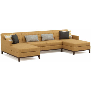 Walnut Grove Tufted-Back U-Shaped Sectional
