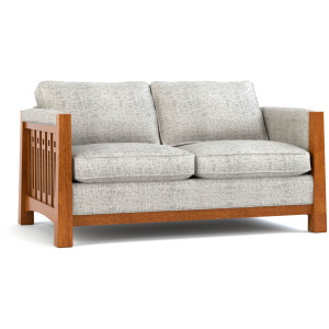 Highlands Loveseat Oak