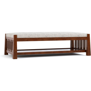 Highlands Cocktail Ottoman Oak