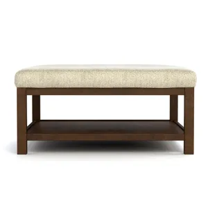 Origins by Stickley Living Room Occasional Origins Tufted Grid Cocktail Ottoman