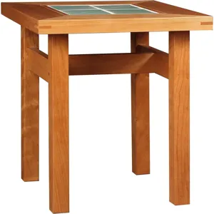 Mission Tile Top Tabouret Cherry