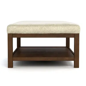 Origins by Stickley Living Room Occasional Origins Tufted Grid Cocktail Ottoman