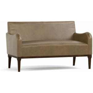 Hudson Valley 55-Inch Settee Walnut