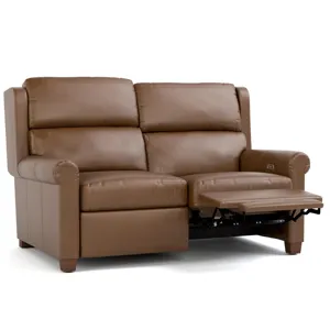 Woodlands Small Roll Arm Motion Loveseat