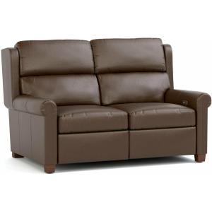 Woodlands Small Roll Arm Motion Loveseat