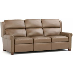 Woodlands Small Roll Arm Motion Sofa With Nails
