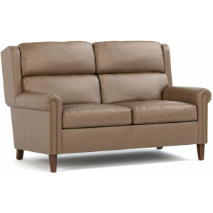 Woodlands Small Roll Arm Loveseat With Nails