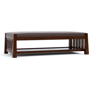 Highlands Cocktail Ottoman Oak