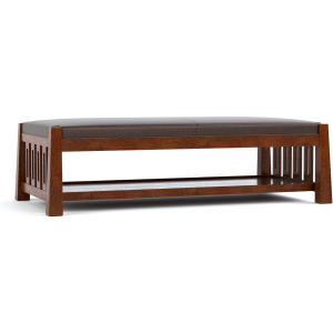 Highlands Cocktail Ottoman Oak