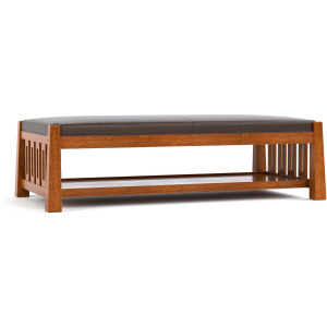 Highlands Cocktail Ottoman Oak