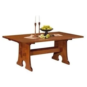 Keyhole Trestle Table