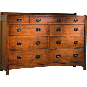 Mission Master Dresser Oak