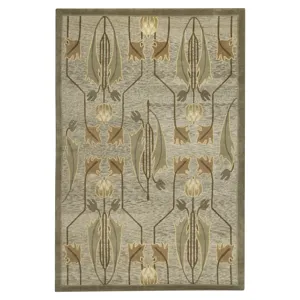 Stickley Designer Rugs Rennie Tulip Rug Sage 4' X 6'