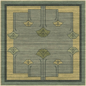 STICKLEY Art Ginkgo Rug 8' X 8'