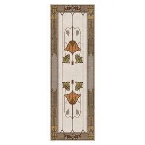 Stickley Designer Rugs Garden Window Rug, Ivory 2' 9" X 10' Runner