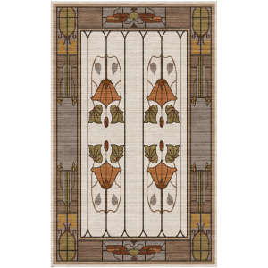 Stickley Designer Rugs Garden Window Rug, Ivory 10' X 14'