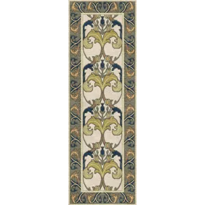 Stickley Designer Rugs Voysey Botanical Rug 2' 9" X 12' Runner