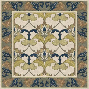 Stickley Designer Rugs Voysey Botanical Rug 10' X 10' Square