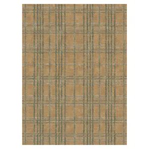 Stickley Whipstitch Plaid Rug 6' X 9'