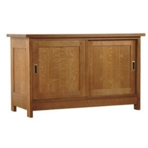 Sliding Door TV Console