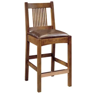 Mission Spindle Stool Oak