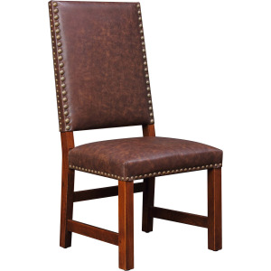 Mission Tall-Back Upholstered Side Chair