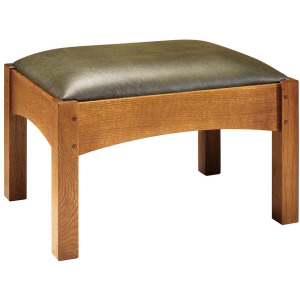Mission Footstool Oak