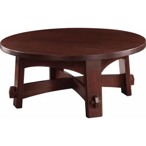 Mission Commemorative Coffee Table With Swivel Oak