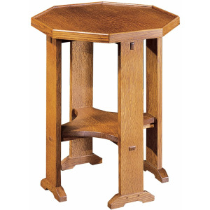Mission Octagonal Table Oak