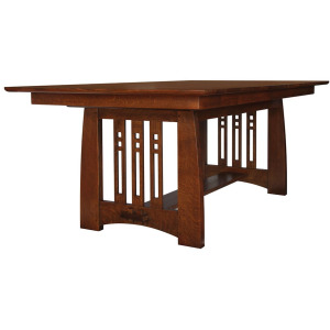 Highlands Trestle Table Oak