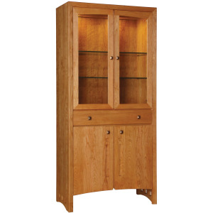 Highlands Display Cabinet Cherry