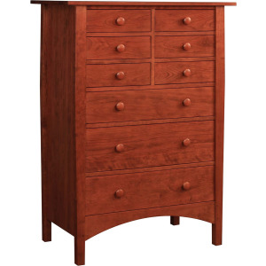 Harvey Ellis Nine-Drawer Chest Cherry