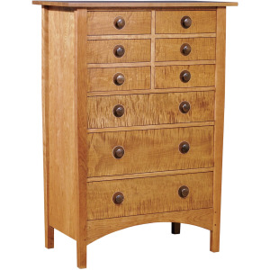 Harvey Ellis Nine-Drawer Chest Cherry