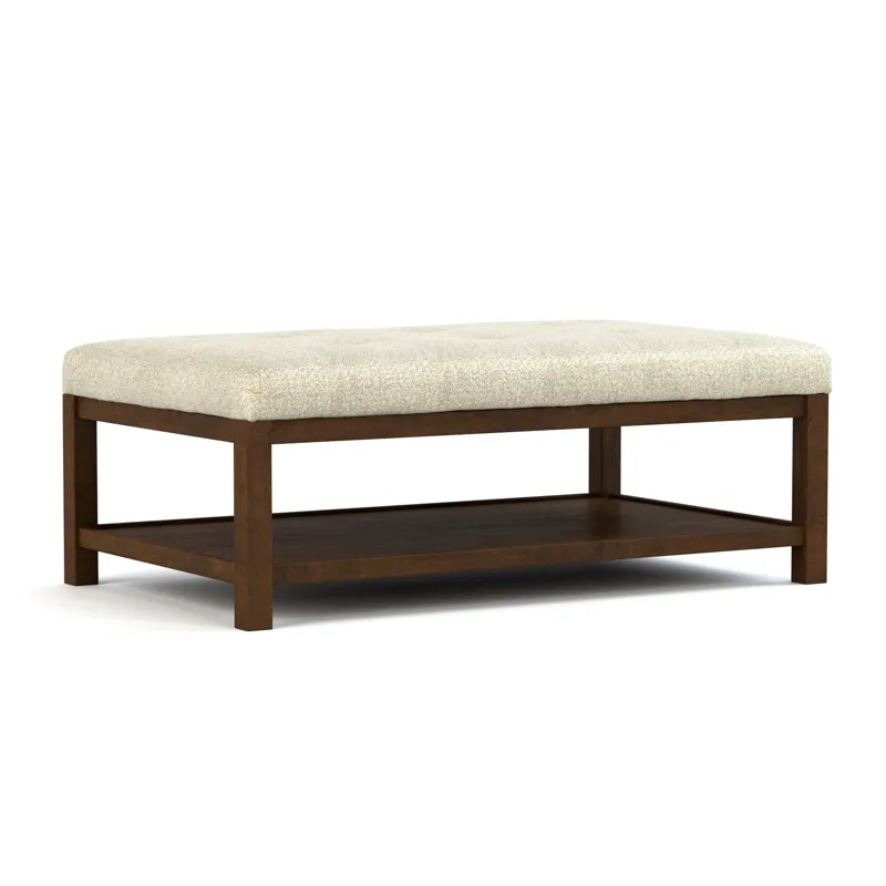 Origins by Stickley Living Room Occasional Origins Tufted Grid Cocktail Ottoman