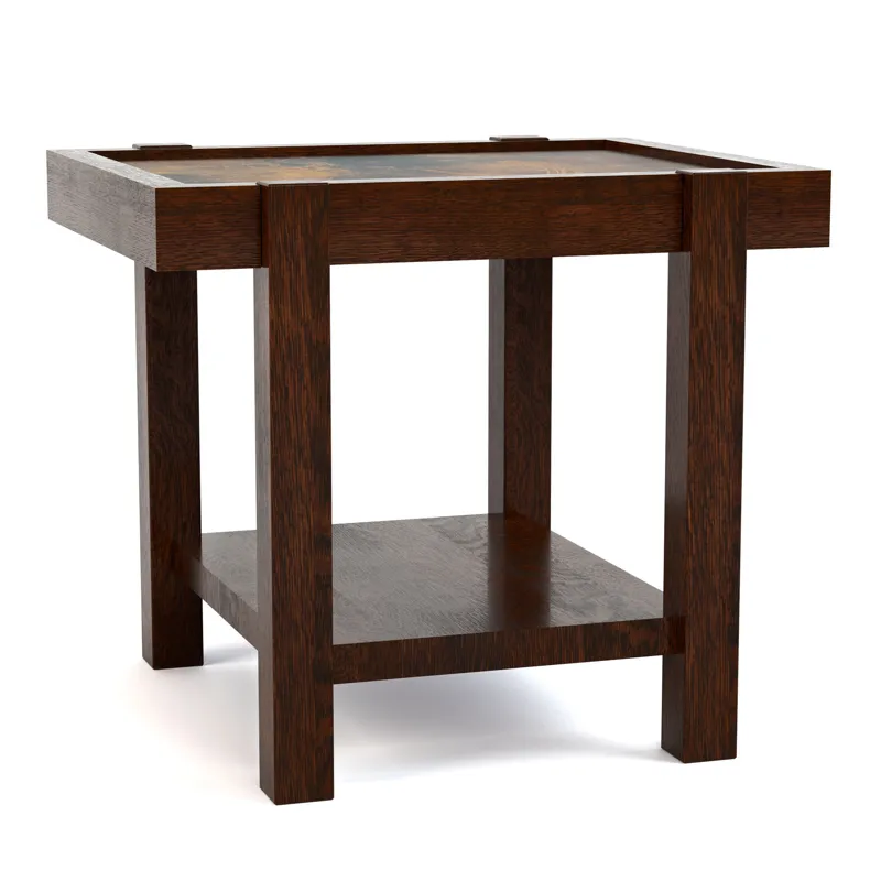 Portfolio 120 Durant Inset Copper Side Table