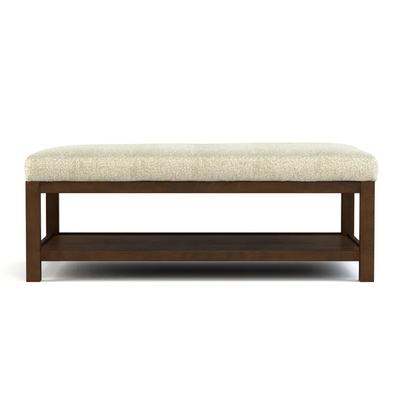 Origins by Stickley Living Room Occasional Origins Tufted Grid Cocktail Ottoman