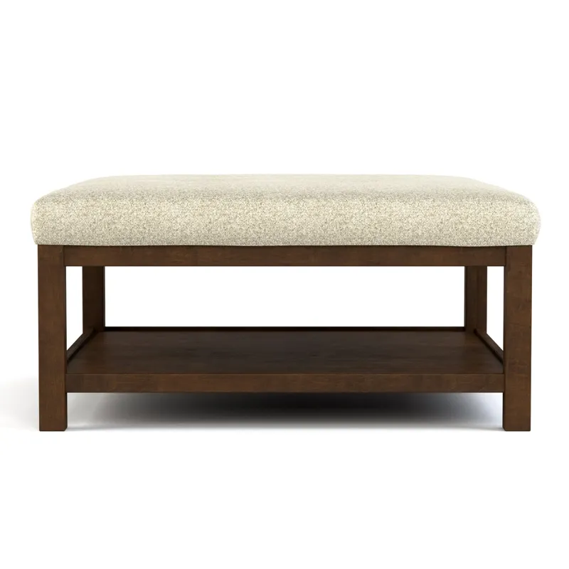 Origins by Stickley Living Room Occasional Origins Tufted Grid Cocktail Ottoman
