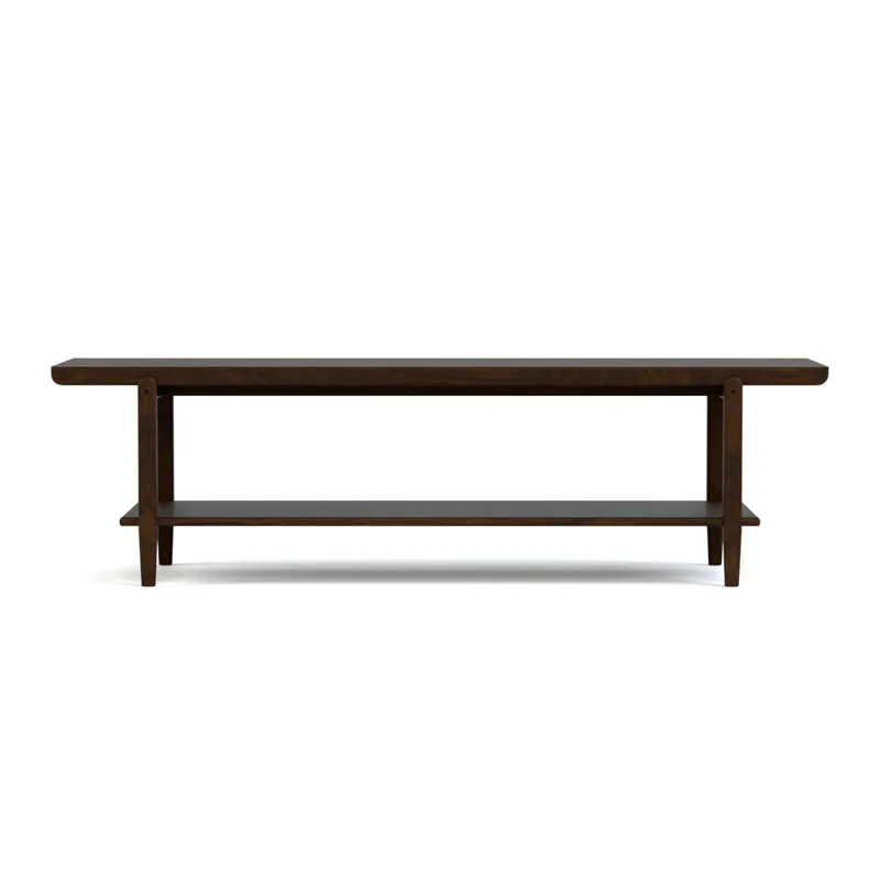 Hudson Valley Slatted Bench