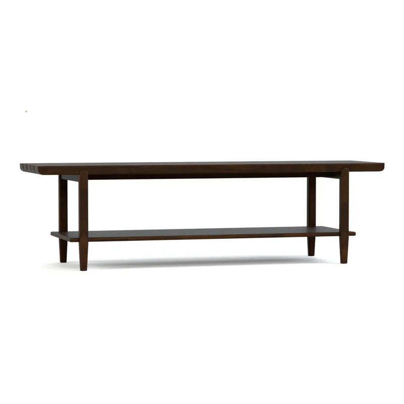 Hudson Valley Slatted Bench