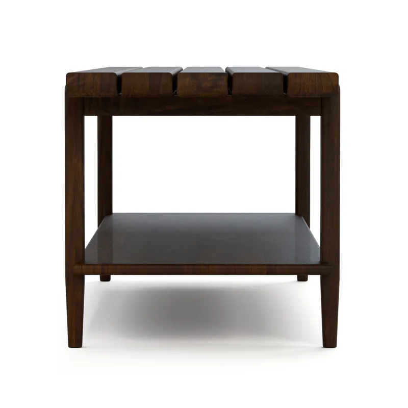 Hudson Valley Slatted Bench