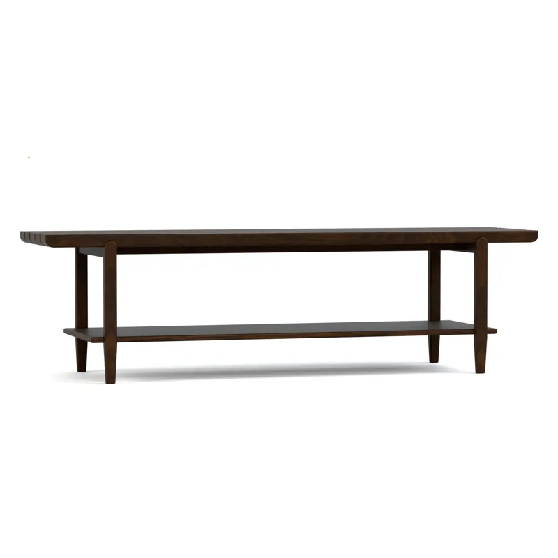 Hudson Valley Slatted Bench