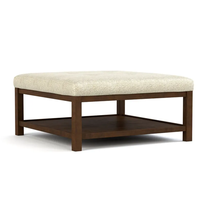 Origins by Stickley Living Room Occasional Origins Tufted Grid Cocktail Ottoman