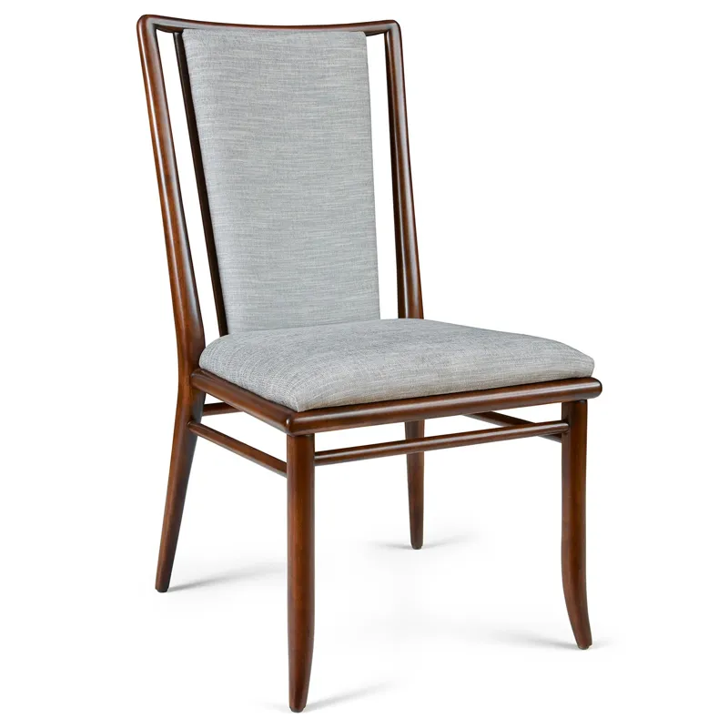 Martine Upholstered Back Side Chair Cherry