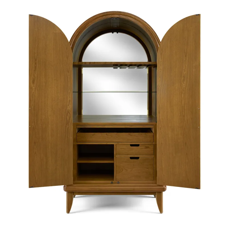 Martine Arced Bar Cabinet
